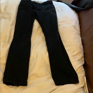 Gap kids navy brush cotton pant